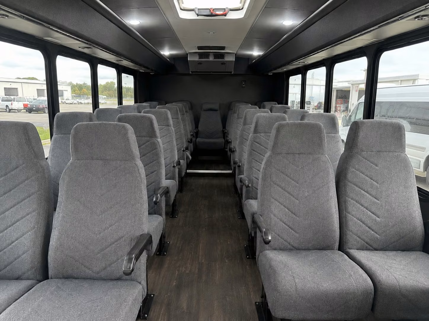 15 passenger minibus inside