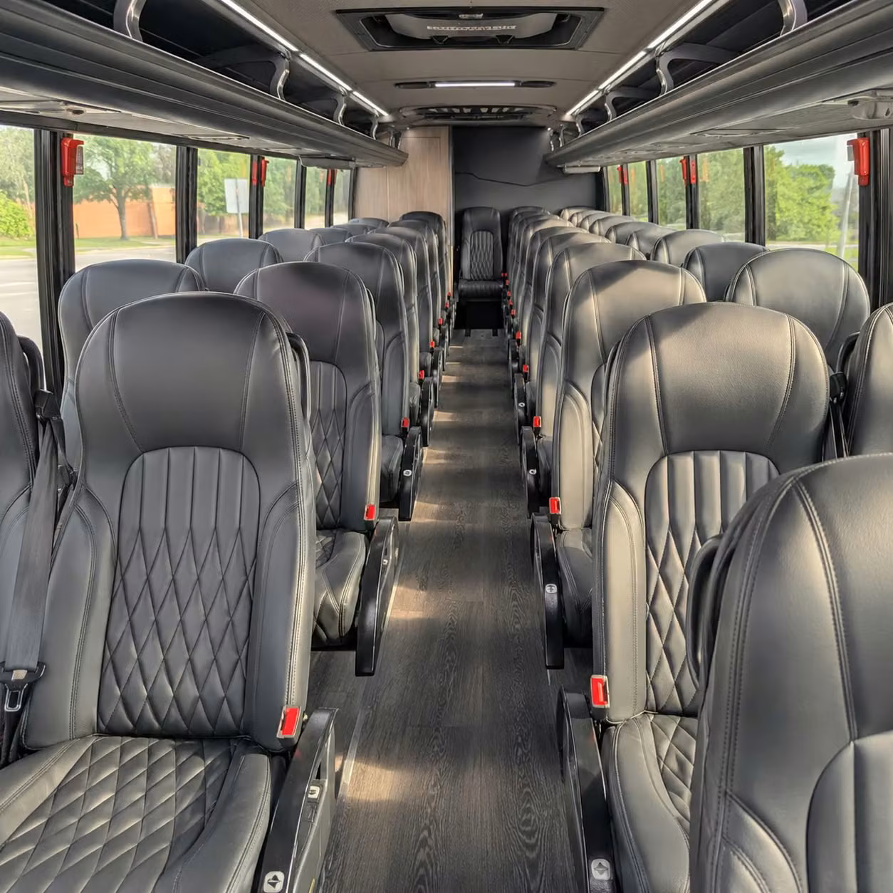 25 passenger minibus interior