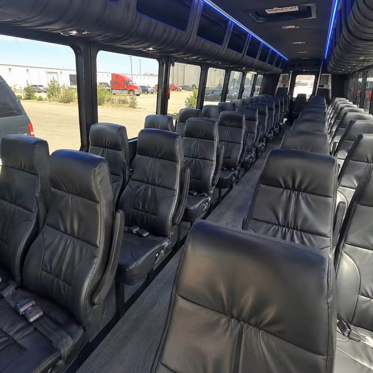 30 passenger minibus interior