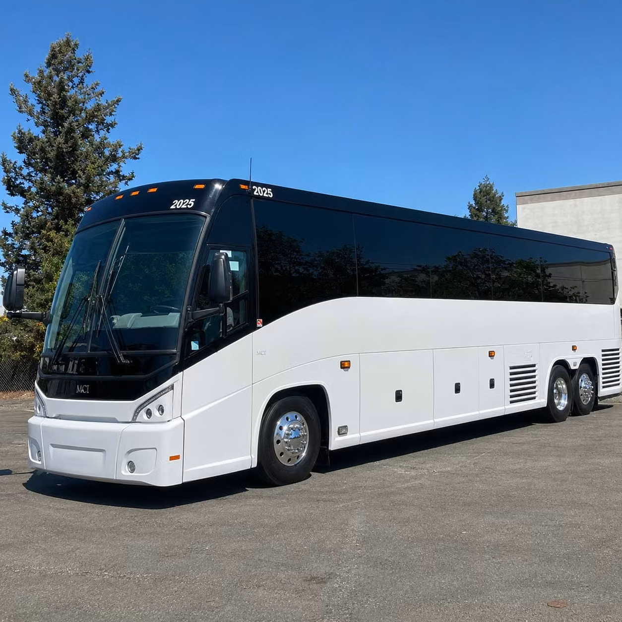 topeka charter bus rental exterior
