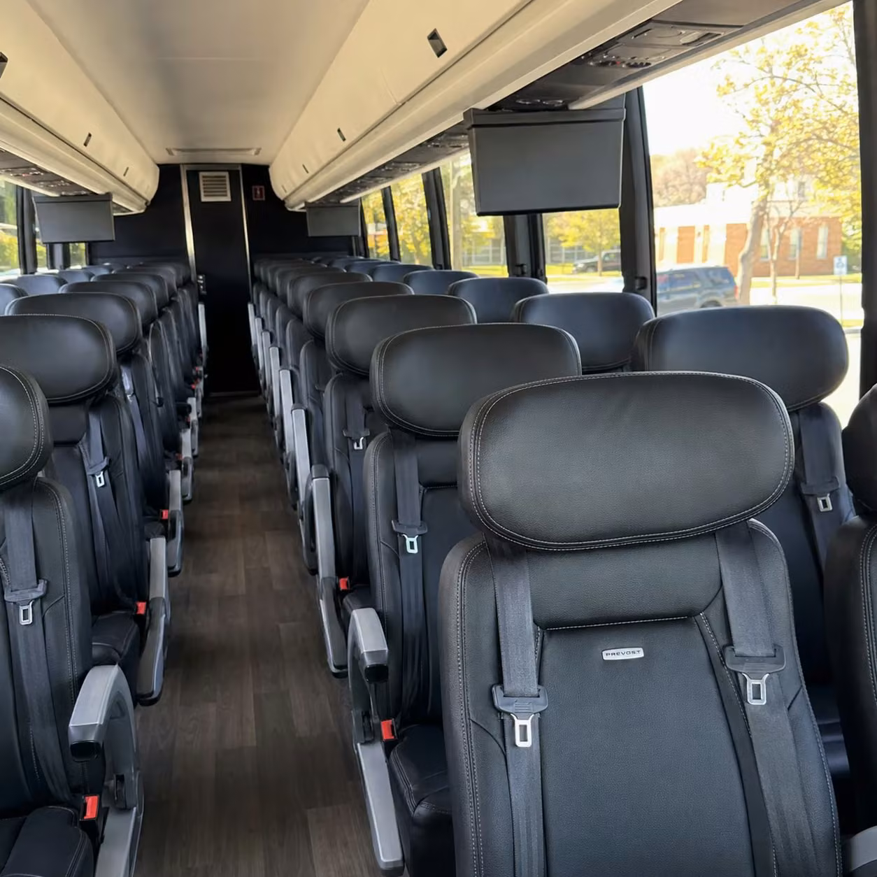 topeka charter bus rental inside