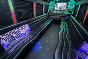 Topeka Limo Bus Interior